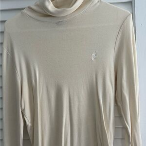 Ralph Lauren Cream Long Sleeve Tee